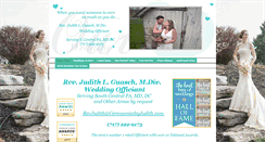Desktop Screenshot of ceremoniesbyjudith.com